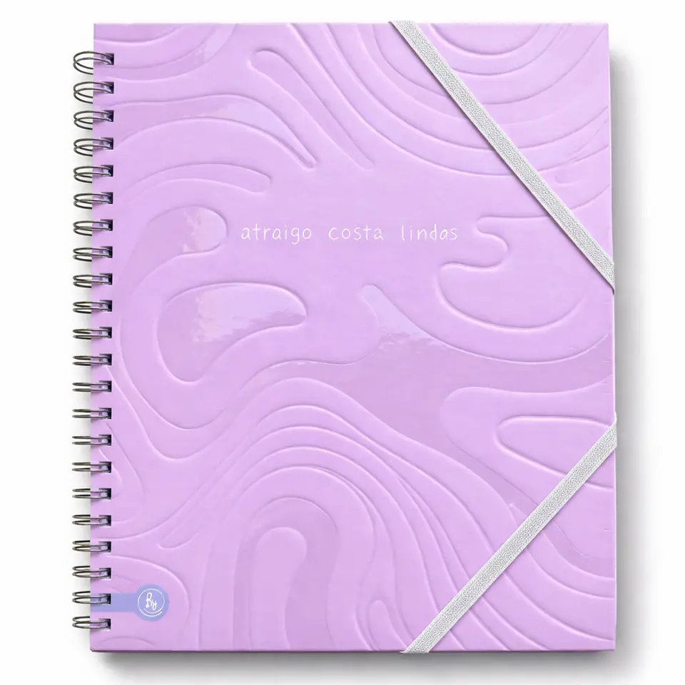 CUADERNOS UNIVERSITARIO C/ ESPIRAL 28 X 20 RAYADO ” ATRAIGO ” A4 RY DESIGN (Con 3 Colores de hoja para separar por materia)