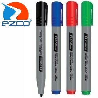 Marcador al Agua EZCO ** PUNTA REDONDA ** x UNIDAD 220