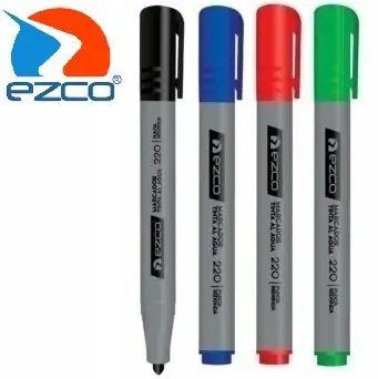 Marcador al Agua EZCO ** PUNTA REDONDA ** x UNIDAD 220
