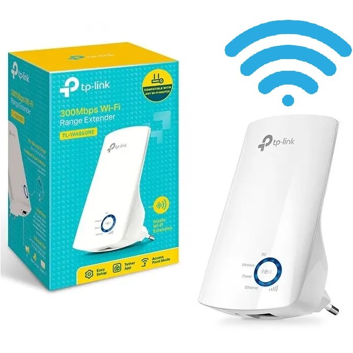 EXTENSOR DE SEÑAL WIFI * TP LINK ENCHUFE * 300 MBPS 3.4Ghz // 2 Años de Garantia //