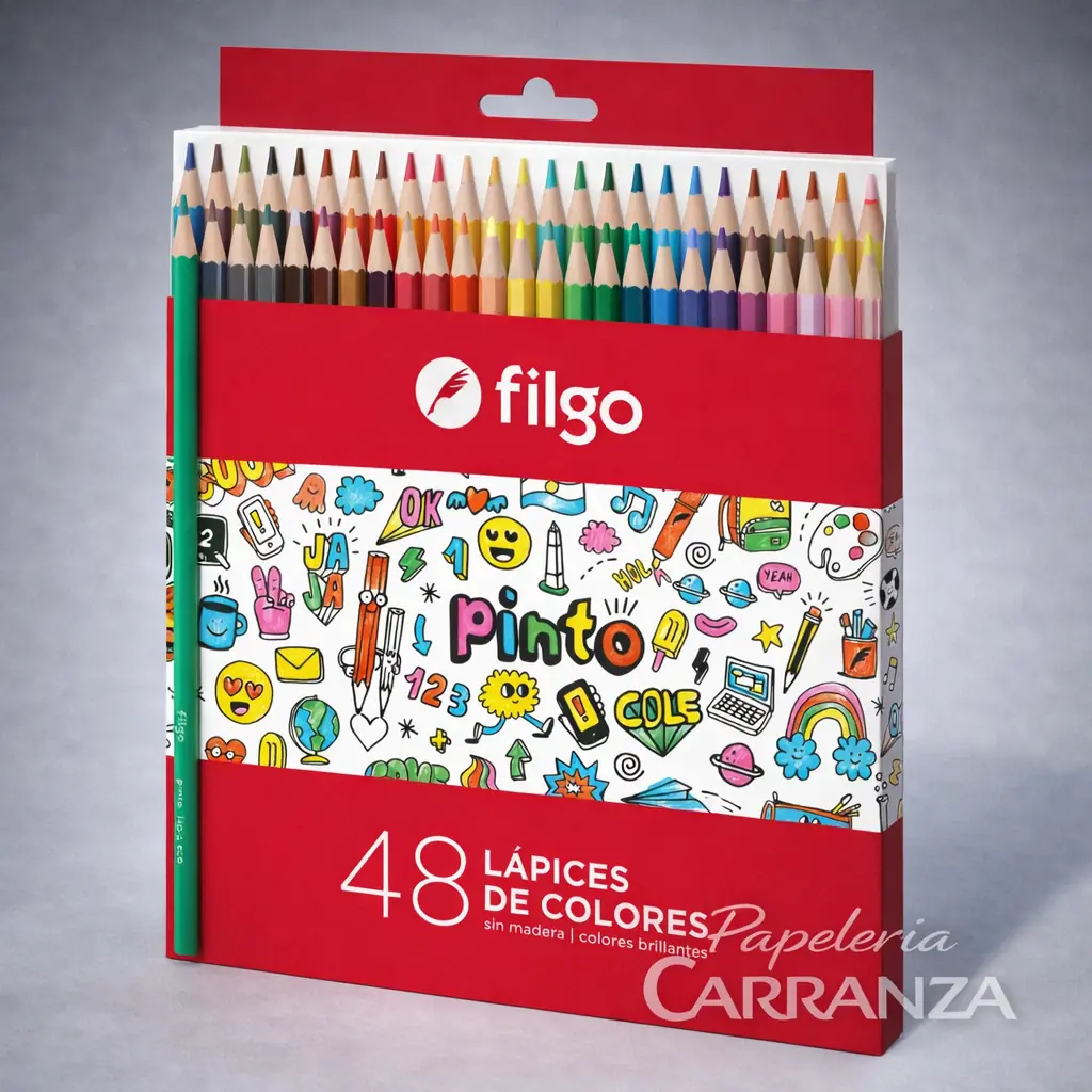 Lapices  de colores - Filgo x 48 - Largos Pinto