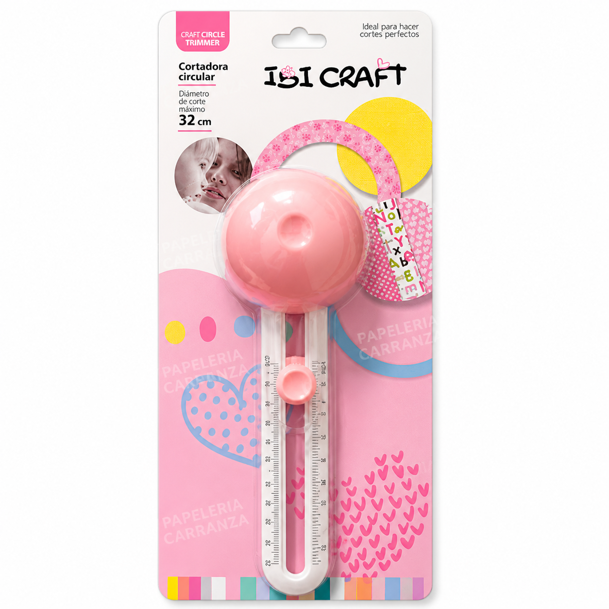 Cortante Circular para Manualidades 80-320mm (32 cm) IBI CRAFT + 2 Repuestos