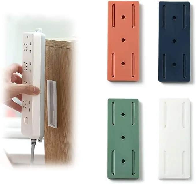 Soportes de Pared Autoadhesivo Multiusos (Zapatilla / Control Remoto)