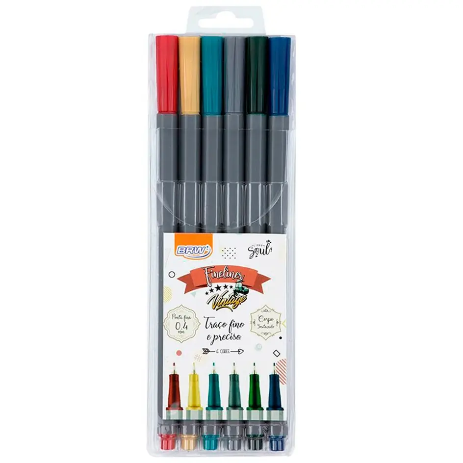 Microfibras BRW Vintage x 6