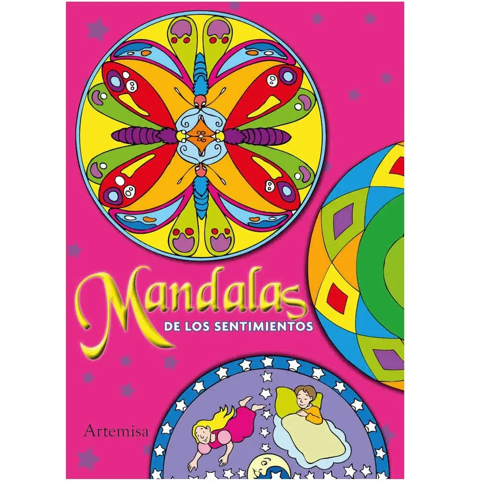 LIBROS PARA COLOREAR MANDALAS " de los SENTIMIENTOS " COLECCION DESCUBRIR 16 PAGINAS 24X17
