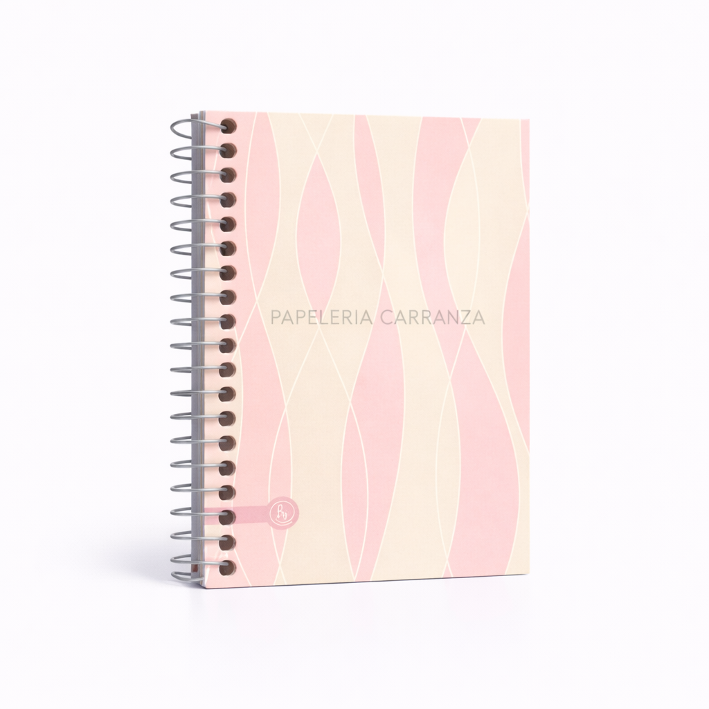 Libretas c/ espiral Ry Design ROSA Num 30 (De Bolsillo) Rayadas 40 Hojas