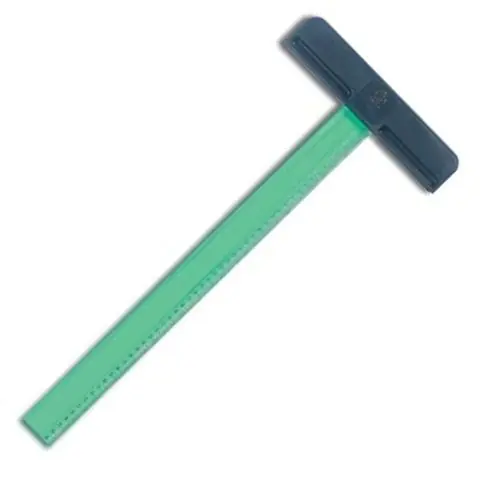Regla " T " PIZZINI Rigida 60 cm x Unidad  (Verde)