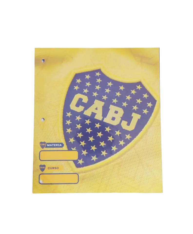 Separadores de Materias "Boca Juniors" Tamaño Escolar (Fantasia)