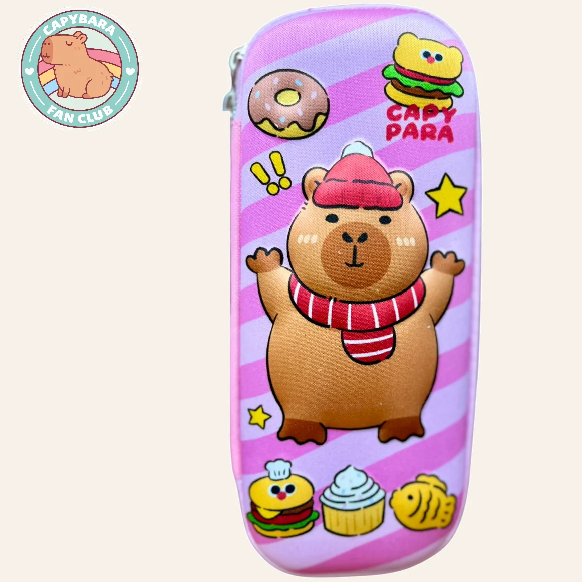 CARTUCHERAS *CAPIBARA* Rigida 3D c/ Organizador interno