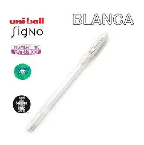 LAPICERA GEL UNIBALL BLANCA - Calidad -