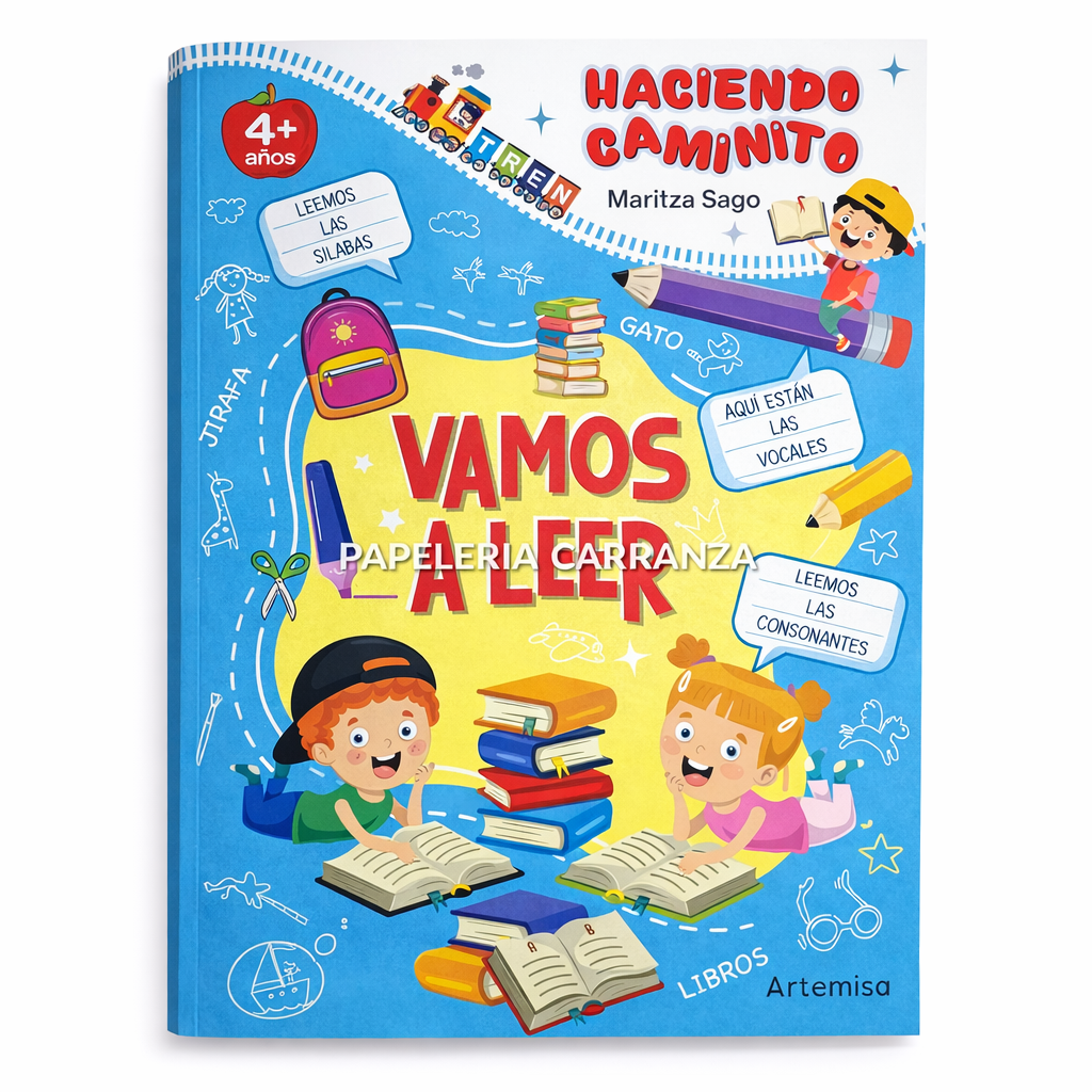 Librito Artemisa " VAMOS A LEER " Educativo 29x21 Aprende con Divertidas Actividades