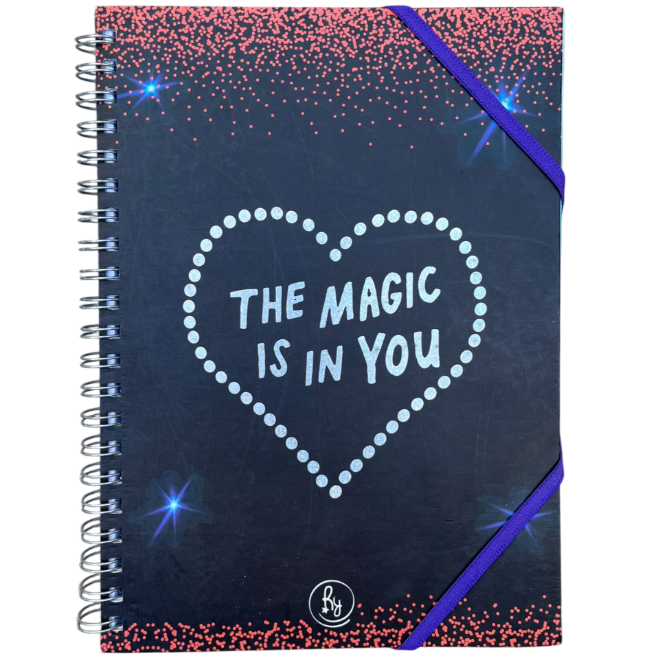 CUADERNOS UNIVERSITARIO C/ ESPIRAL 28 X 20 CUADRICULADO ” MAGIC ” A4 RY DESIGN