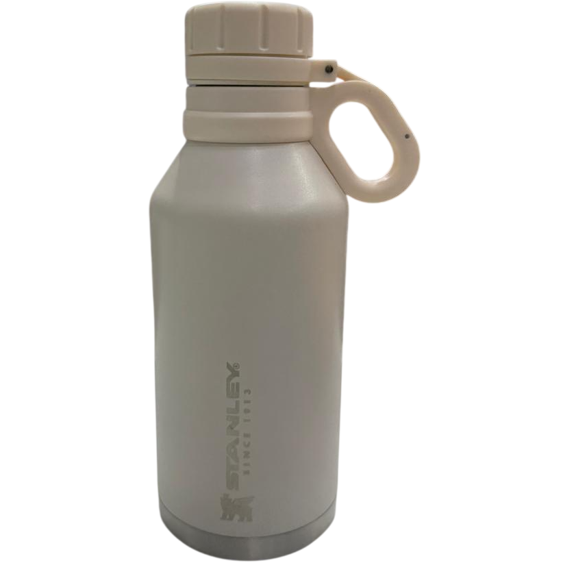 Botellón Viajero Térmico Acero Inoxidable "TRAVEL BLANCO SIMIL STANLEY 1.2 Litros" Doble capa con Manija (Frio / Caliente)