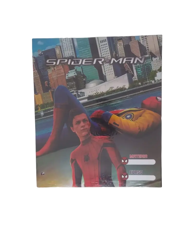 Separadores de Materias "Spider Man Marvel" Tamaño Escolar (Fantasia) Hombre Araña