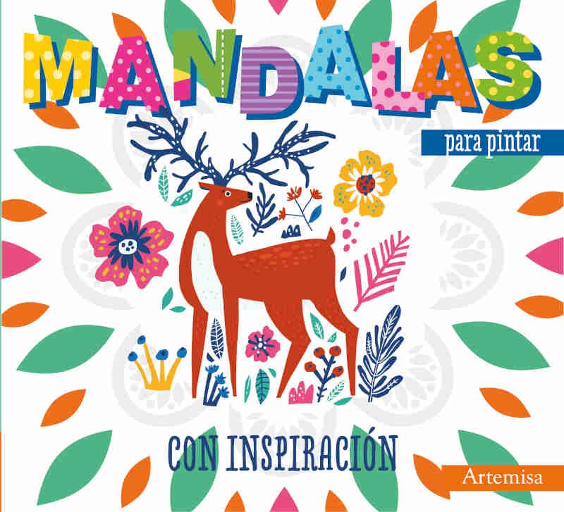 LIBROS PARA COLOREAR " CIERVO - INSPIRACIÓN " ARTEMISA 32 PAGINAS 20X20