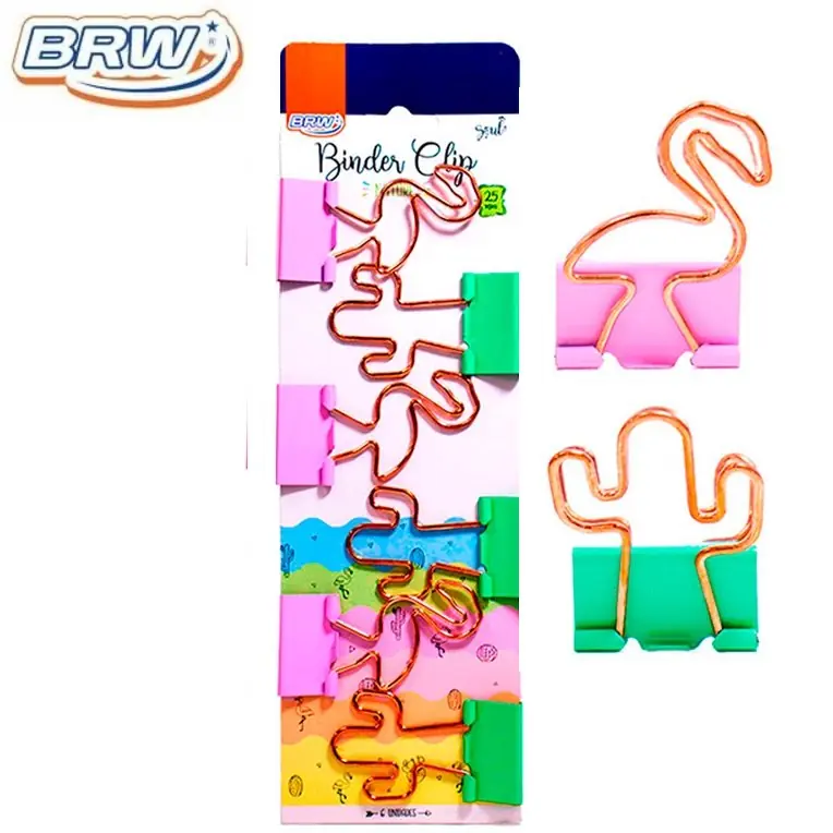 Binder Clip BRW "Nature" 25mm blíster x 6