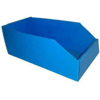 Gaveta de Archivo Plástico Azul N° 3 * Tipo Repuestera / Revistera *