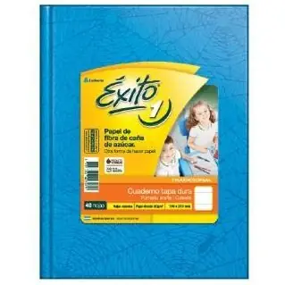Cuaderno Tapa Dura Forrado Araña // EXITO 50 HOJAS