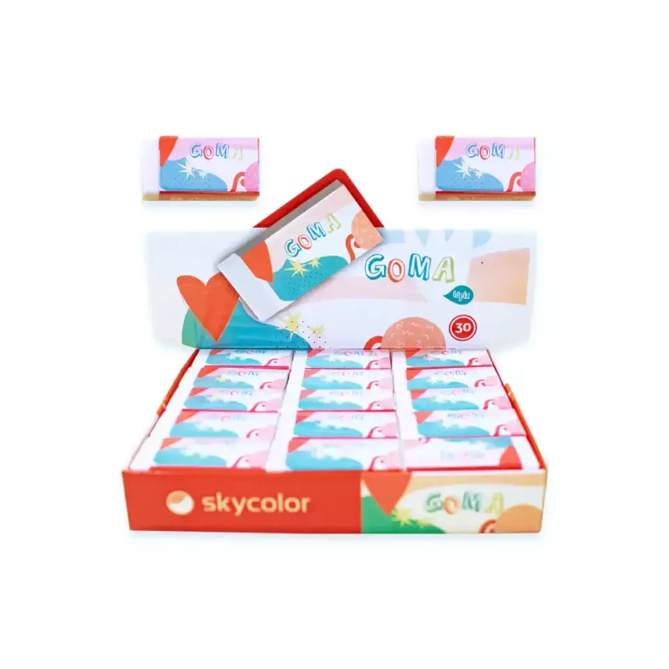 ||OFERTA EFECTIVO / TRANSFERENCIA|| Goma de Borrar Skycolor P/ Lapiz CAJA x 30 Unidades