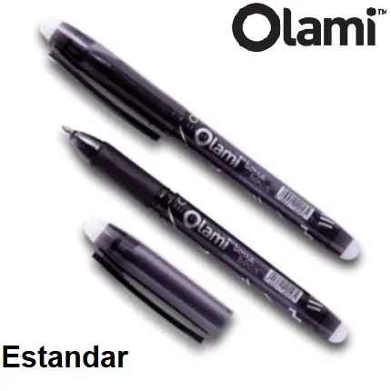 LAPICERA BORRABLE OLAMI TINTA NEGRA (c/ Repuesto Estandar)