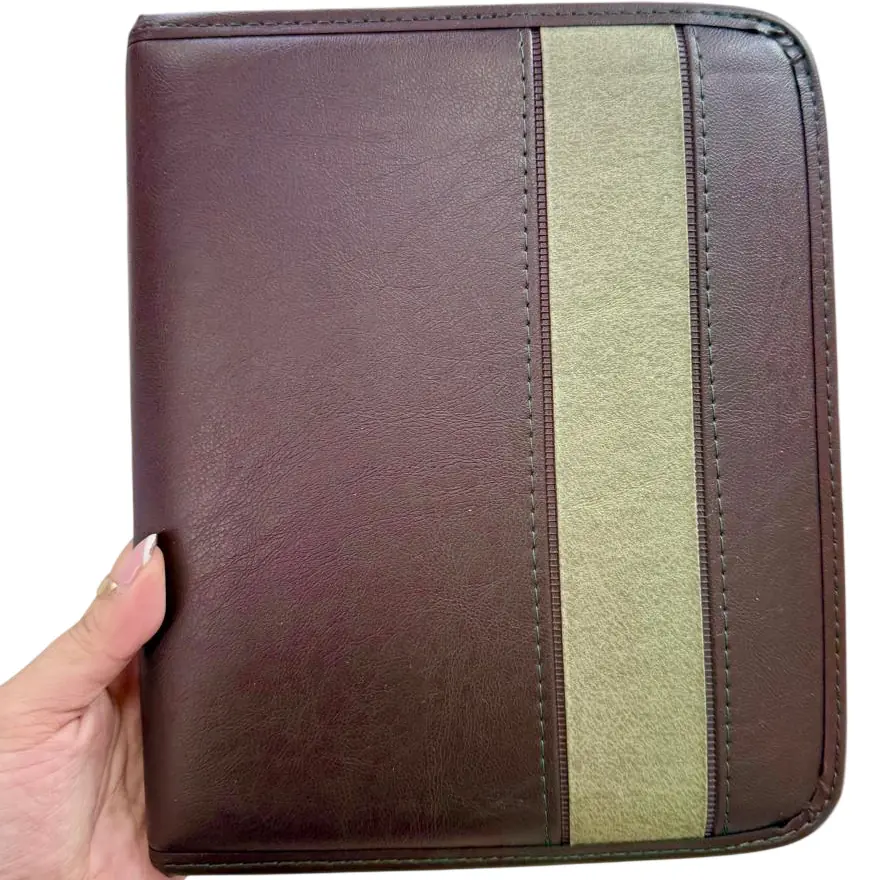Agendas 2026 " CUERINA C/ CIERRE Y ANILLADA " -Semanal- 16x22 A5 TAMAÑO MEDIANO PREMIUM