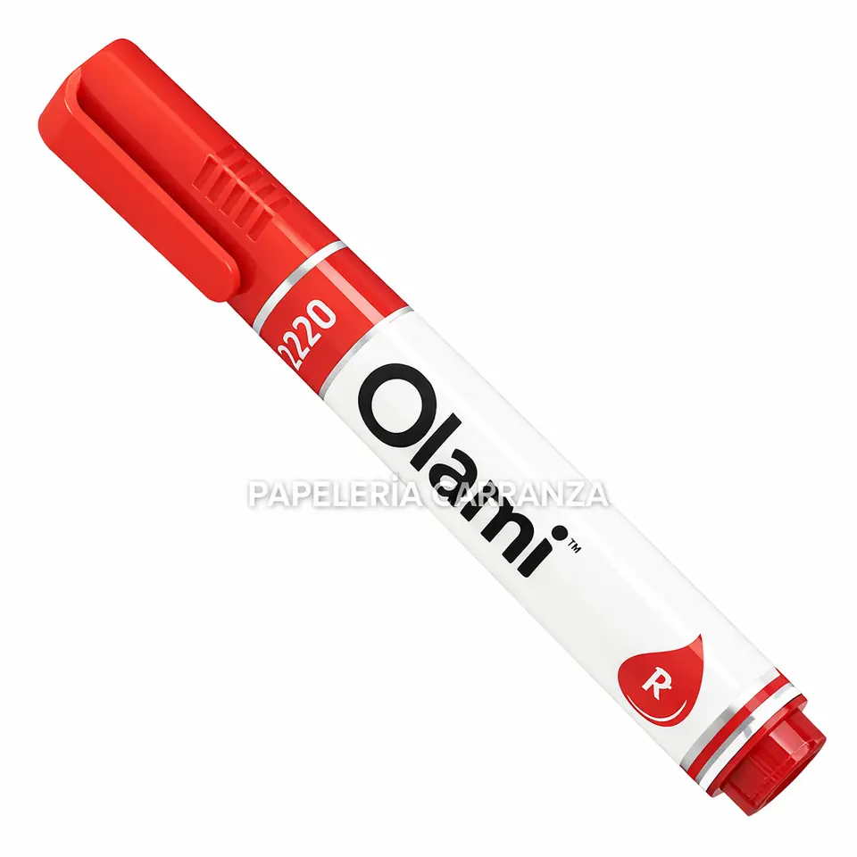 Marcador para Pizarra ** ROJO **  RECARGABLE OLAMI 220