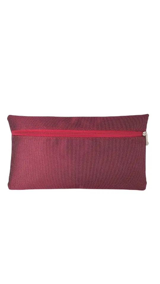 CARTUCHERAS PLANAS "ROJO BITONO" TAMAÑO MEDIANO