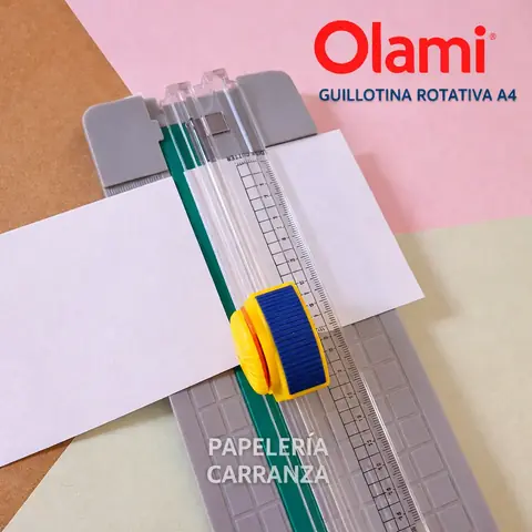 Guillotina Rotativa A4 "OLAMI" Oficina PREMIUM (Excelente Calidad)
