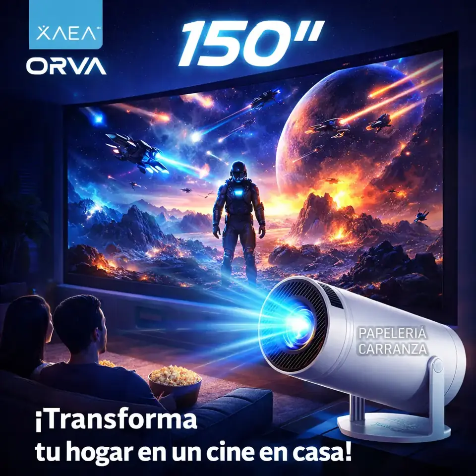 Proyector Led * XAEA ORVA * Smart Android Ultra Hd Wifi Bt - Ideal para ver el mundial!!!!