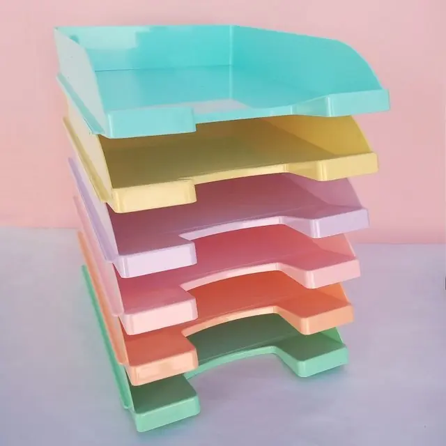 Bandejas Apilables Liggo // Pastel // Oficio X UNIDAD