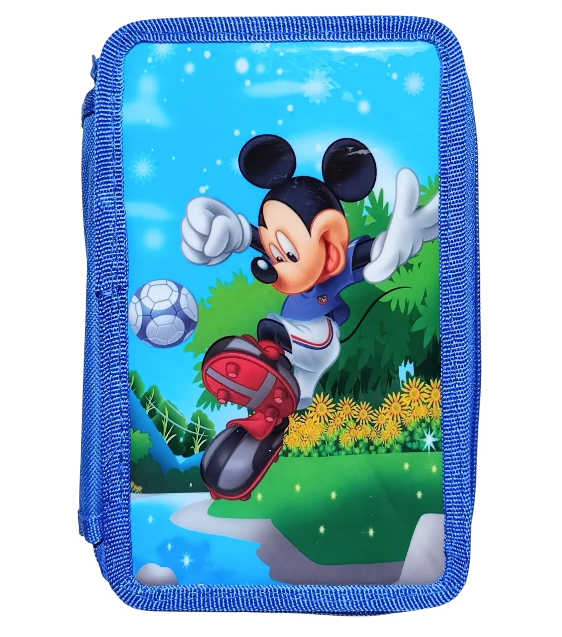 CARTUCHERAS "MICKEY M0USE" 2 PISOS + UTILES