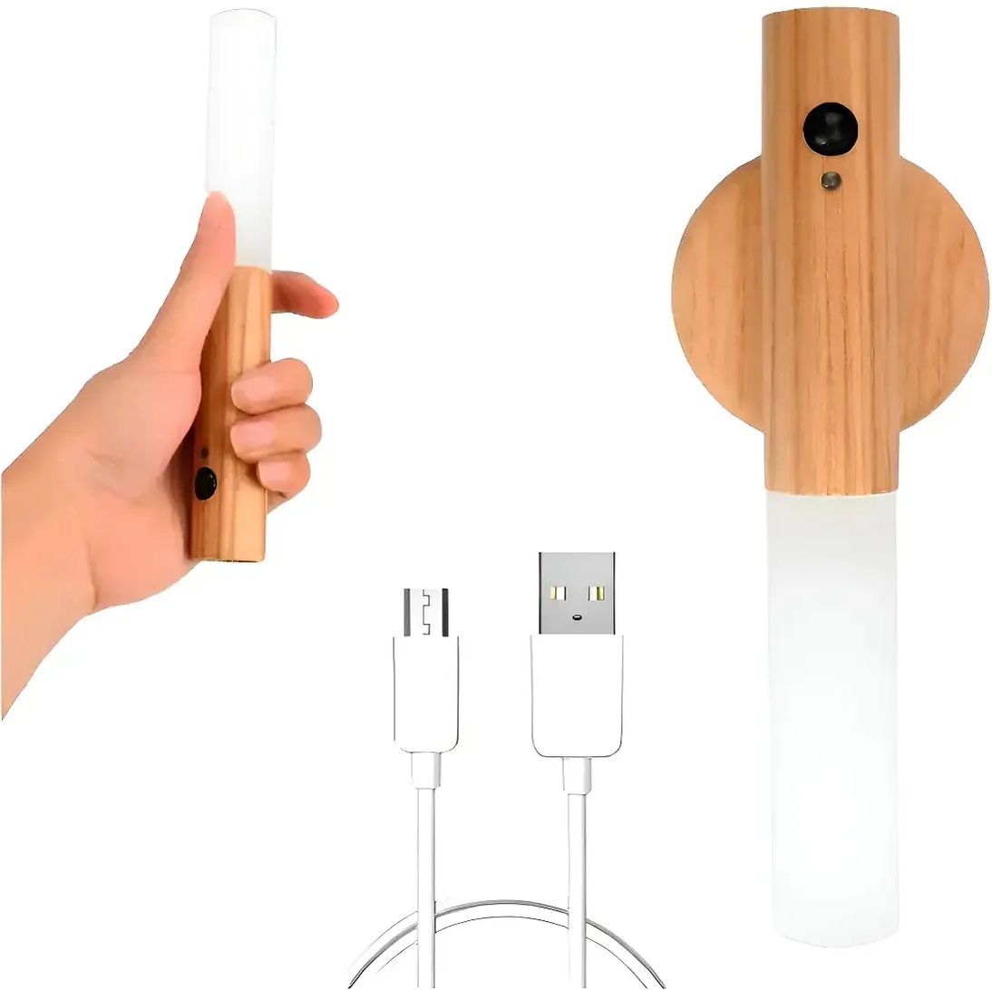 Lamparas Led * ANTORCHA MAGNETICA * imantada Recargable Con Sensor de Movimiento