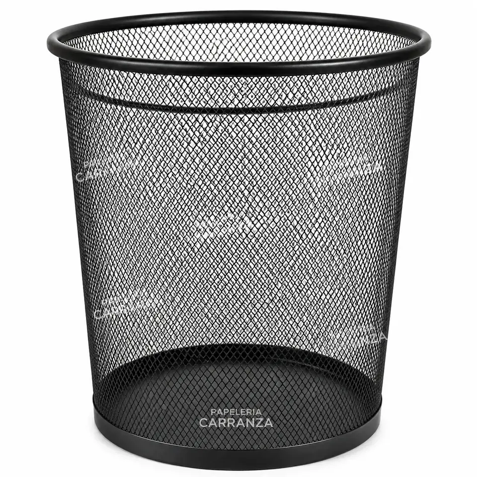 Cesto Papelero - Negro Metal - 35cm IBI CRAFT