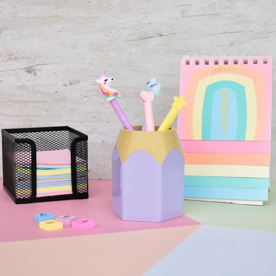 PortaLapiz Pastel - LILA PASTEL - con forma de " Lapiz "