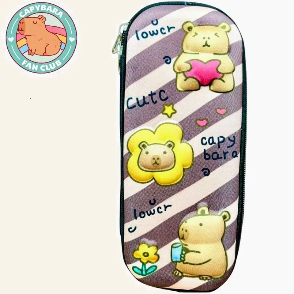 CARTUCHERAS *CAPIBARA* Rigida 3D c/ Organizador interno