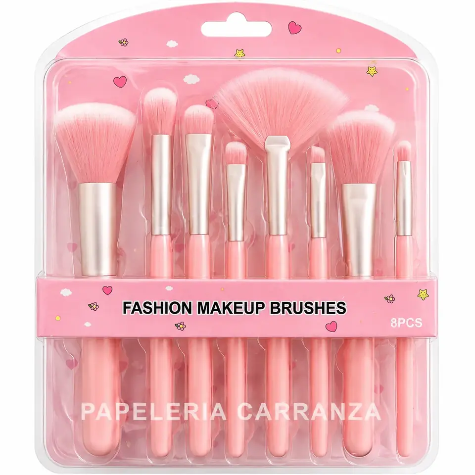 SET DE BROCHAS * Fashion Make up Brushes x8 unidades *  MAQUILLAJE