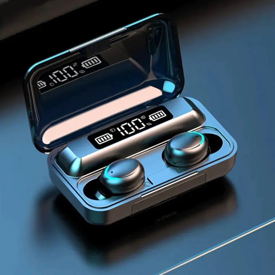 Auriculares TWS "F9 - 5 " Inalambricos Bluetooth (Negro)