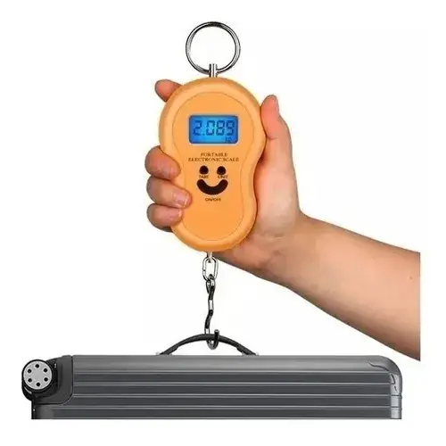 Balanzas Electrónicas 50 Kg c/ Gancho - Valijas - Equipaje - Pesca