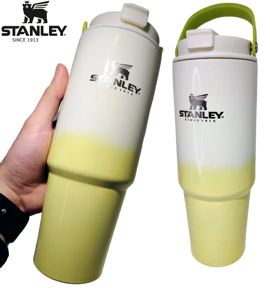 VASO TERMICO  * STANLEY GRANDE 900 ML * DOBLE SISTEMA TOMÁ DIRECTO O POR PICO (ALTO) - ACERO INOXIDABLE (DOBLE CAPA) IRROMPIBLE -CIERRE HERMETICO ANTIVUELCO-