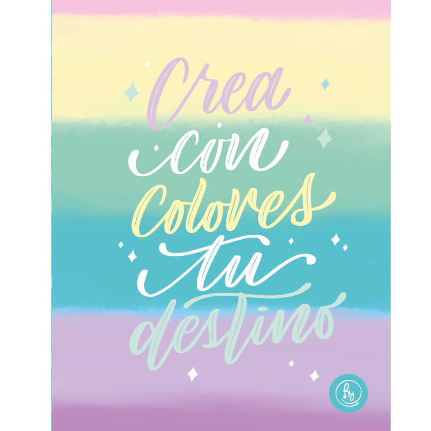 Libretas RY Design "Crea Pastel" 10 x 15 Flexibles