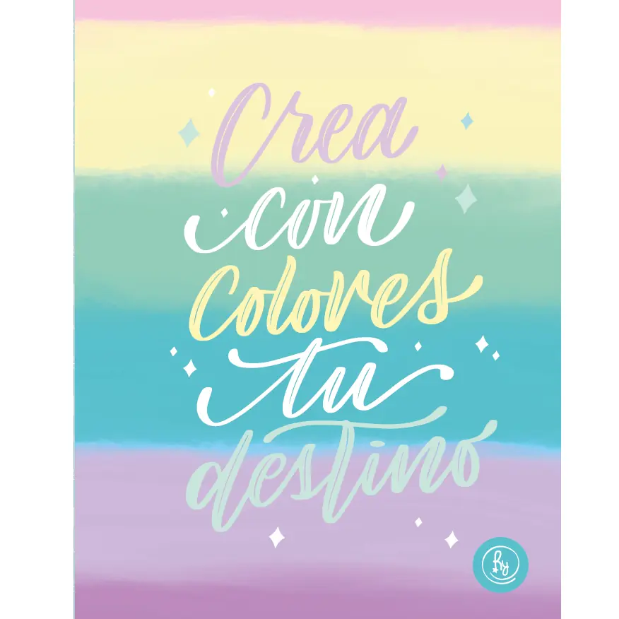 Libretas RY Design "Crea Pastel" 10 x 15 Flexibles