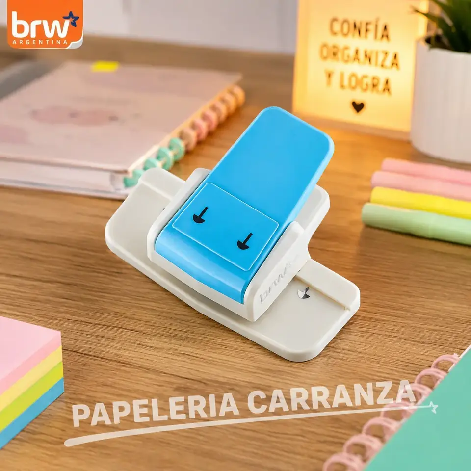 Perforadora Metálica para Cuadernos Inteligentes BRW (Sistema de Discos)