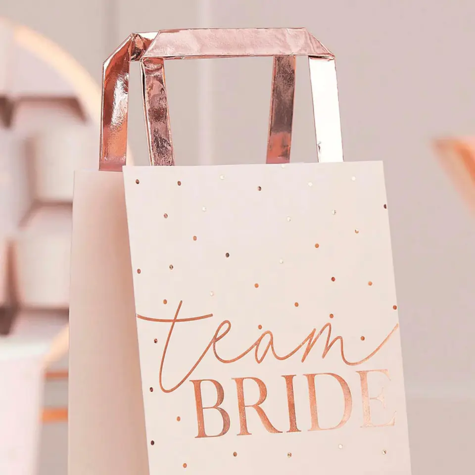 BOLSAS DE REGALO " TEAM BRIDE " Tamaño 18 x 24