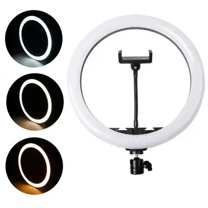 Aros de Luz Led 26 CM 10" Blanco (3 Intensidades variables)  (NO INCLUYE TRIPODE)