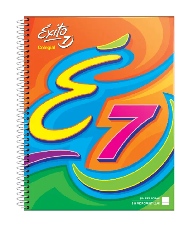 CUADERNOS C/ ESPIRAL 27 X 21 ” COLEGIAL ” A4 EXITO 60 HOJAS