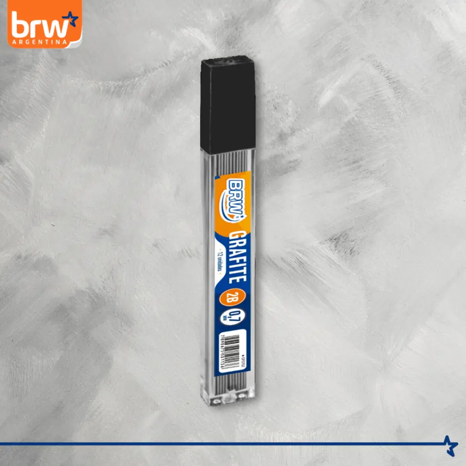 MINAS BRW 0.7mm 2B x 12 UNIDADES
