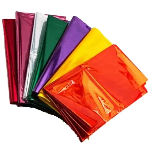 Papel Celofán Traslucido de Color x Pliego