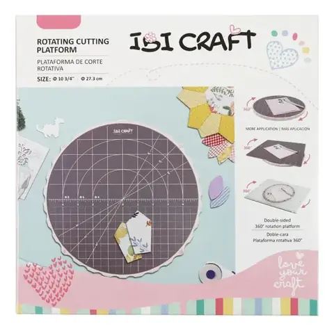 BASE DE CORTE * CIRCULAR IBI CRAFT A3 *  TABLA 28CM ROTATIVA ANTIDESLIZANTE