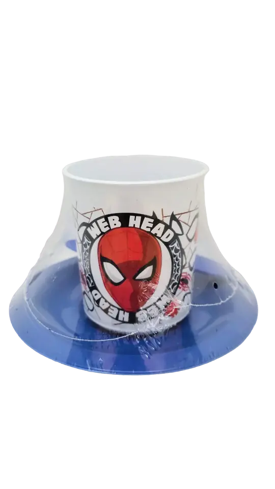 SET DE * SPIDERMAN * TAZA + CUCHARA + PLATO (HOMBRE ARAÑA)