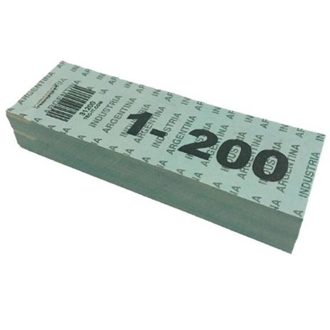 Talonario Numeritos x 200 (Números Rifas) Guardarropa